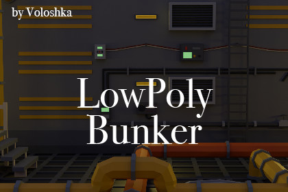 LowPoly Bunker Modular Pack