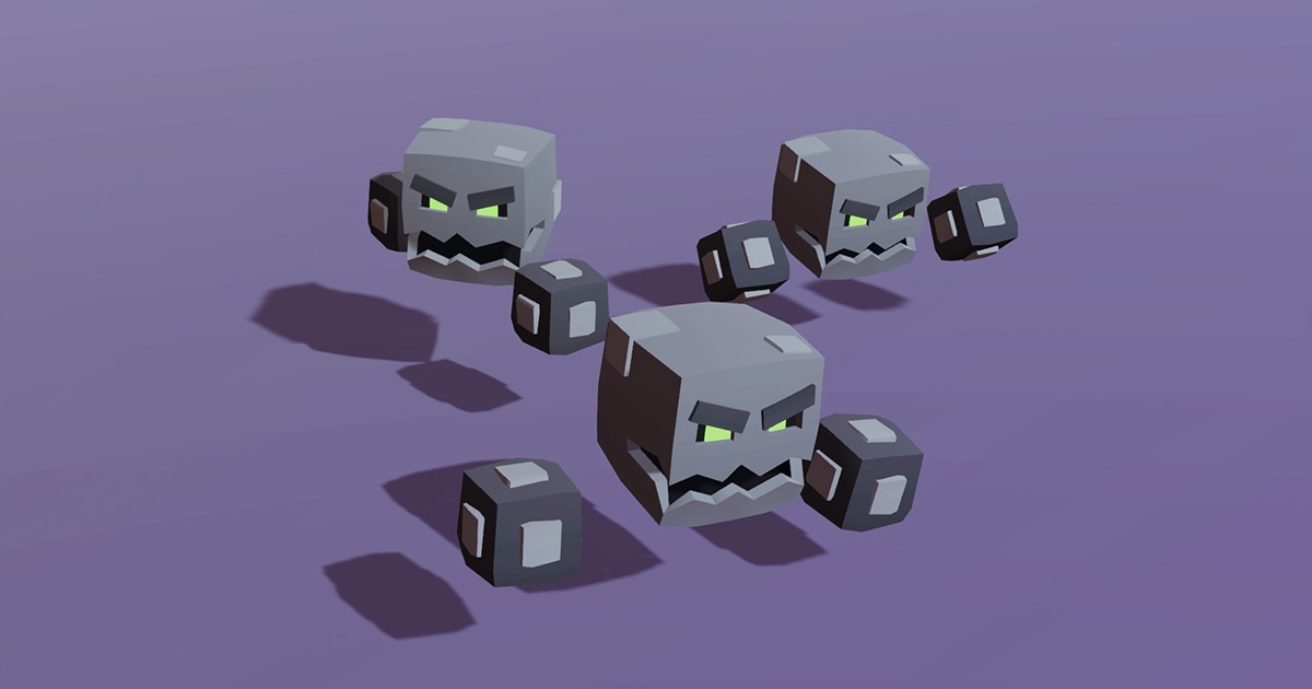 Rock Monster Toon Series | 3D Creatures | Unity Asset Store
