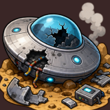 Alien Investigation UFO Research Military Base Containment Icons Pack