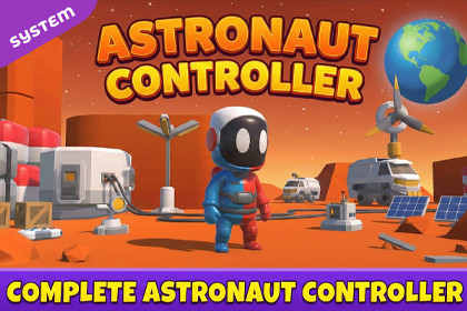 Astronaut Controller | Physics based Sci Fi/Space/Planet Exploration Template