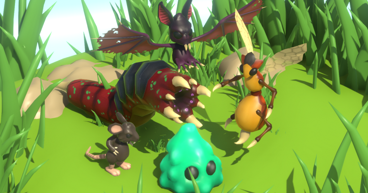 Unity Creatures Monster Bundle 7 - Casual Fantasy | 3D Creatures | Unity Asset Store