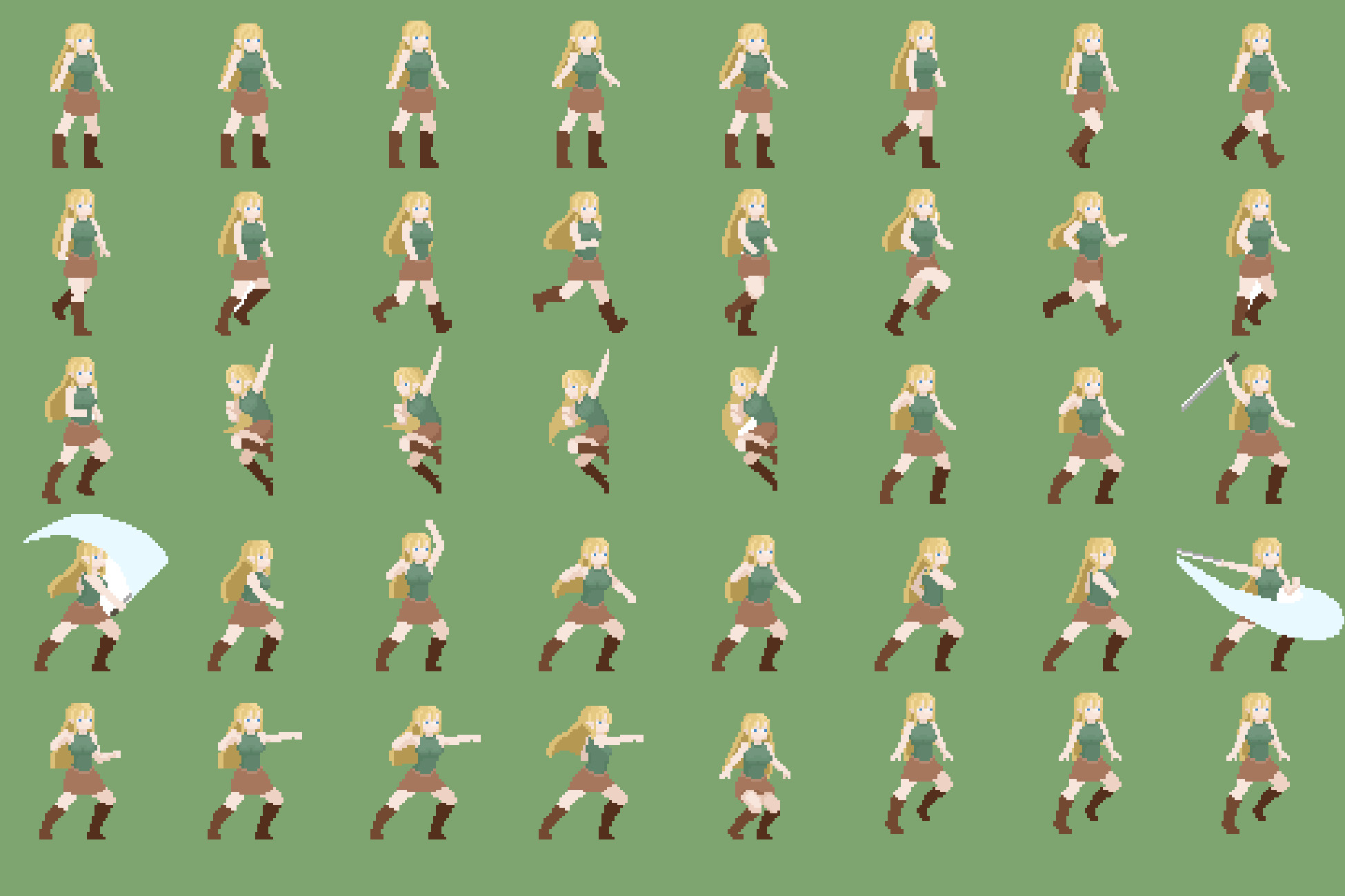 Female Unity Animations Prototype female character | 2D Characters | Unity Asset Store