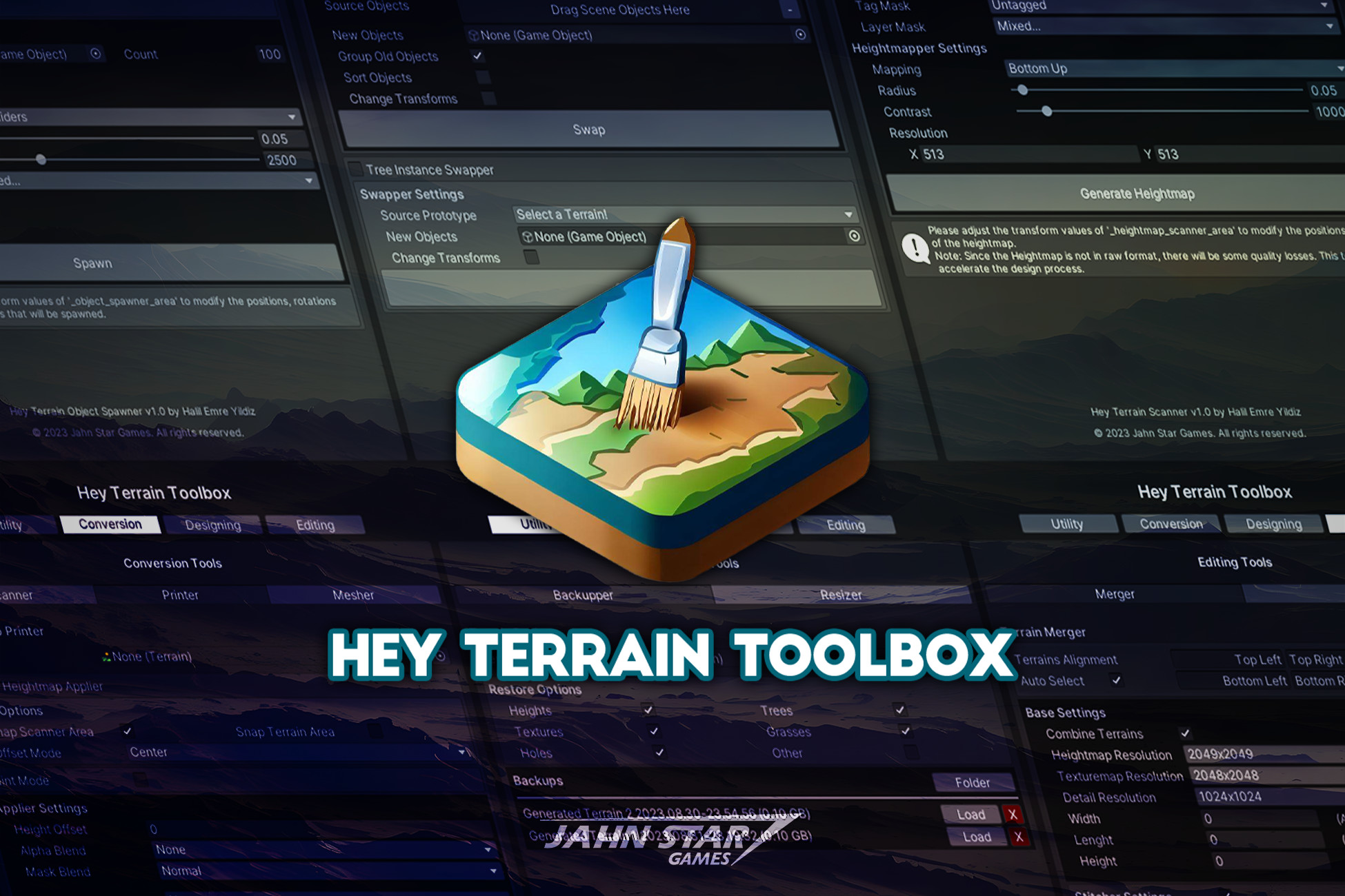 Hey Terrain Toolbox | 地形 | Unity Asset Store