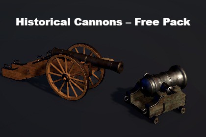 Historical Cannons – Free Pack