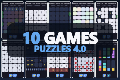 Mini Game Templates Puzzles 4.0 - 10 Puzzles Starters for Unity
