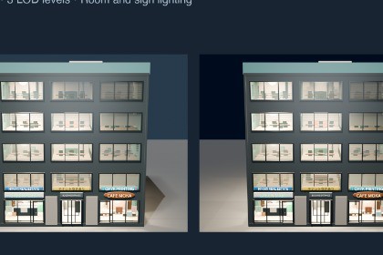 Japanese Local City Sample Building A