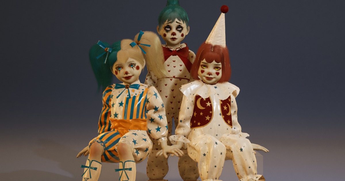 Clown_Dolls Pack | Characters | Unity Asset Store