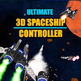 3D Spaceship Controller with Modular Weapon System for Mobile & PC
