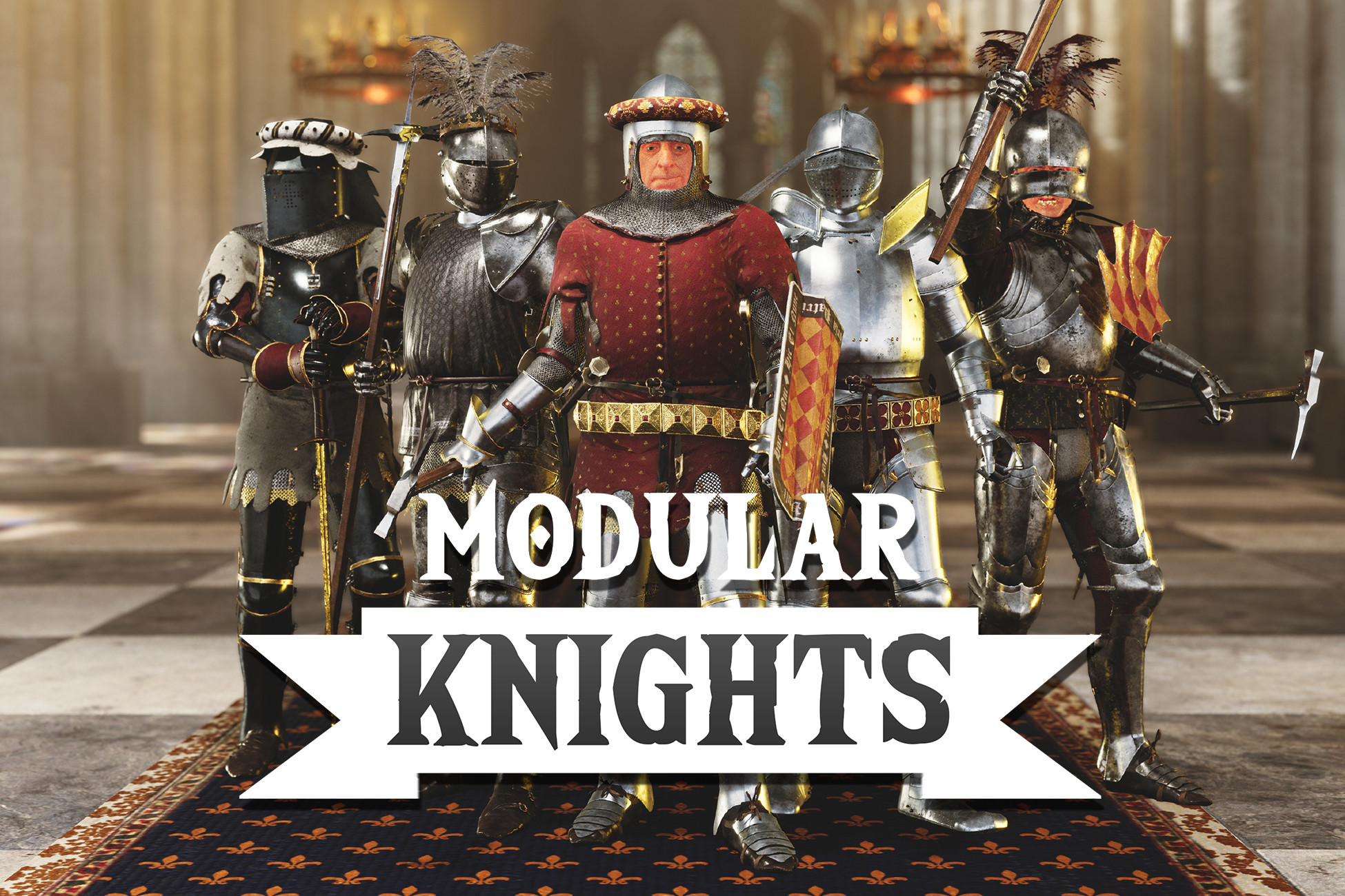 Modular Knights | Characters | Unity Asset Store
