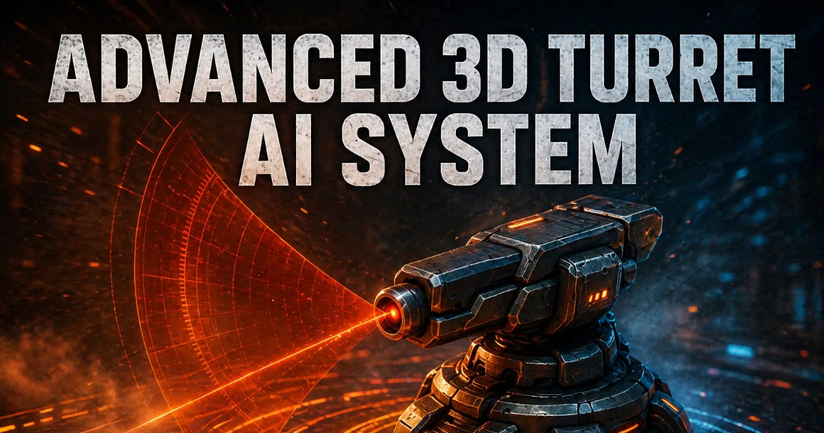Advanced-3D-Turret-AI-System | Behavior AI | Unity Asset Store