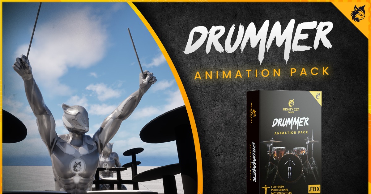 Drummer Animation Pack | 3D 애니메이션 | Unity Asset Store