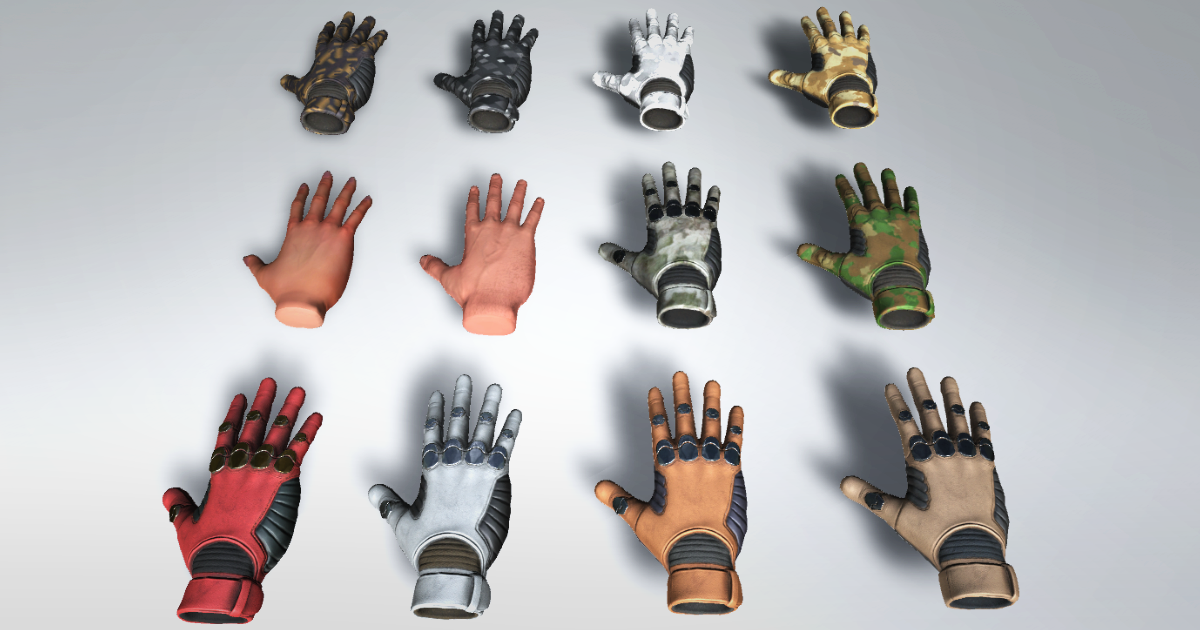 Hand Unity Animation Animated Hands with Gloves + HDRP 2019.3 | 3D Characters | Unity Asset ...