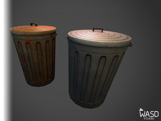 Trash Can | 3D Exterior | Unity Asset Store