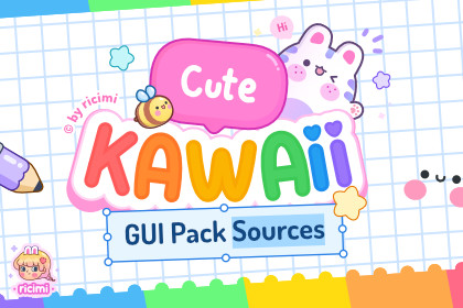 Cute Kawaii GUI Pack Sources