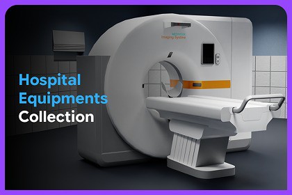 Hospital Medical Equipment 3D Collection