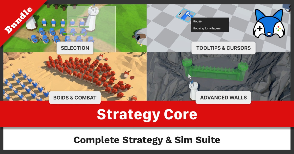 StrategyCore - Complete RTS & Sim Suite | Game Toolkits | Unity Asset Store
