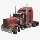 Heavy Truck 02 Chassis Old Dusty URP HDRP Textures