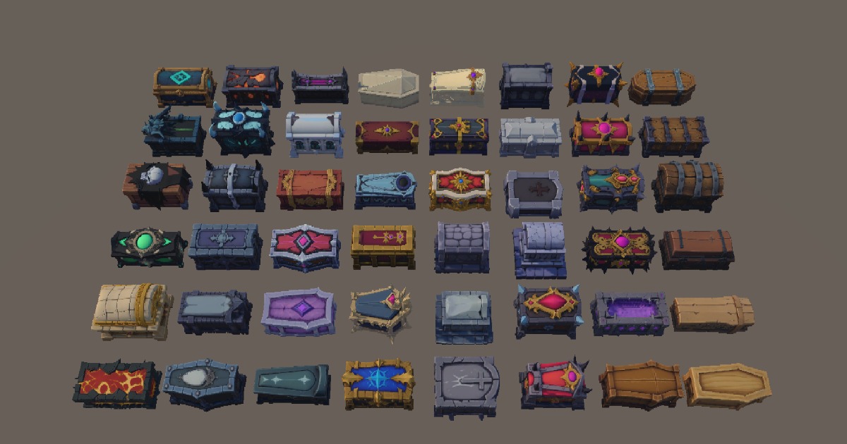 Emberdark Coffins - Stylized Coffin Prop Pack | 3D Props | Unity Asset ...