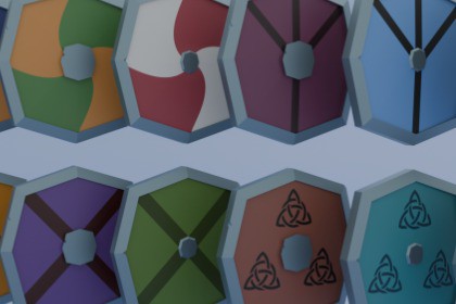 Viking Weapons & Props Pack – Stylized Low Poly