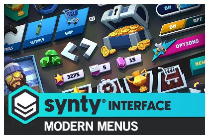 Modern Menus - Synty INTERFACE - GUI