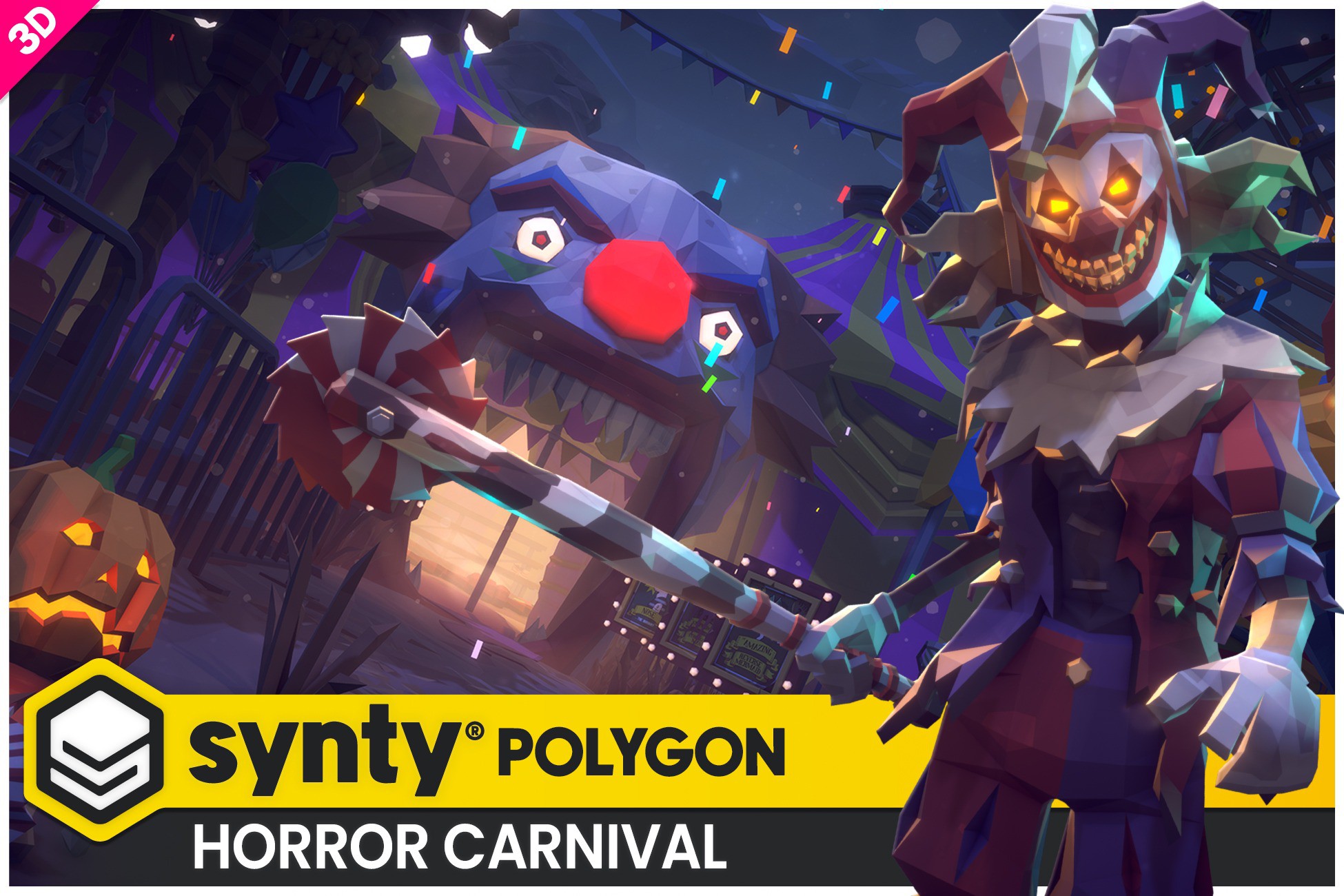 POLYGON - Horror Carnival Pack - Art by Synty, image 1