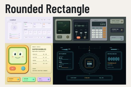 Rounded Rectangle: Procedural Shape System for UI & 3D