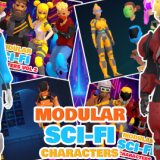 Stylized Sci-Fi Characters Pack