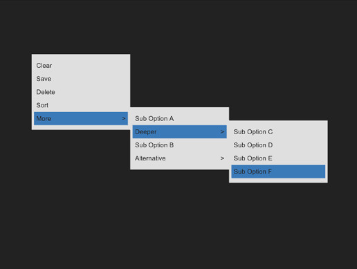 Dynamic Right Click Menus | GUI Tools | Unity Asset Store