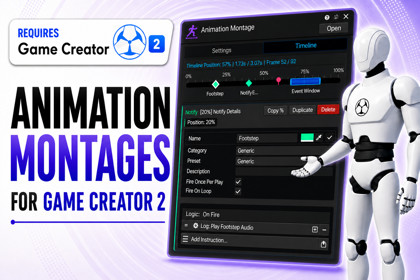 Animation Montages for Game Creator 2