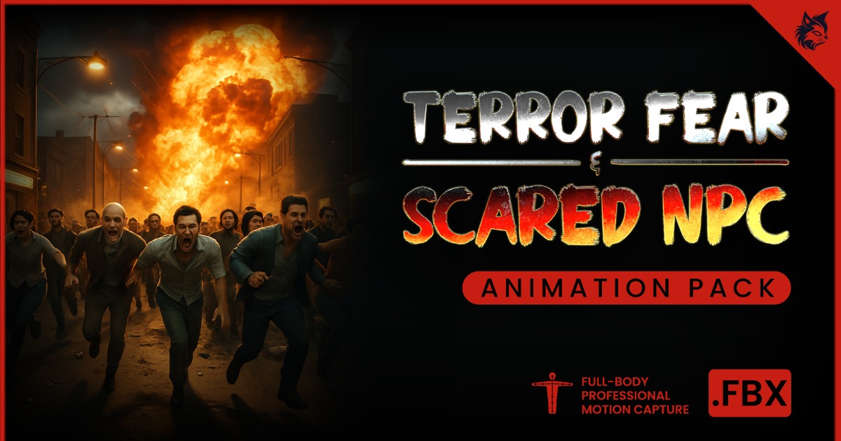 Scared Chimp Unity Project Terror Fear and Scared NPC Animation Pack | 3D 애니메이션 | Unity Asset Store