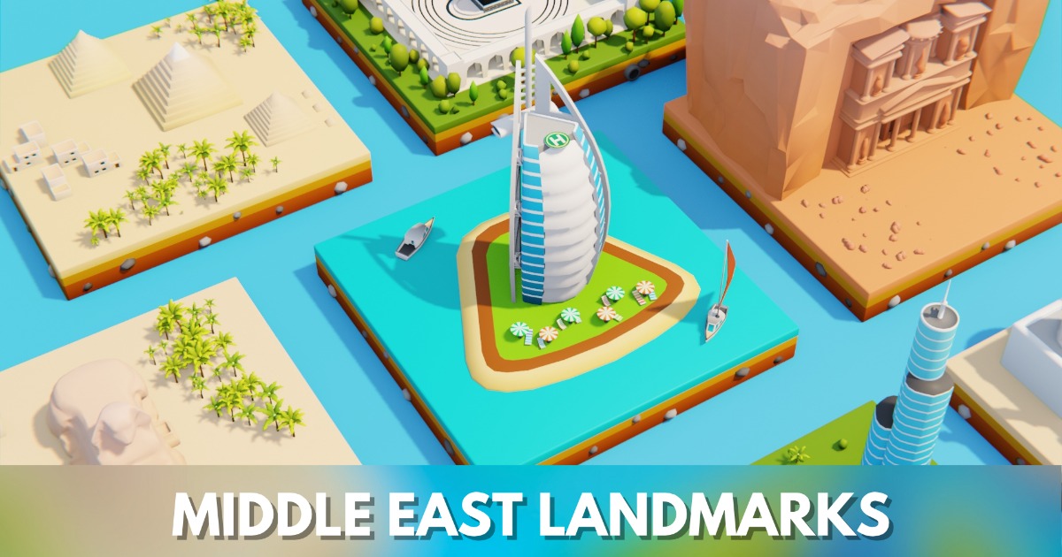 Low Poly Middle East LandMarks by IGS | 3D Environments | Unity Asset Store