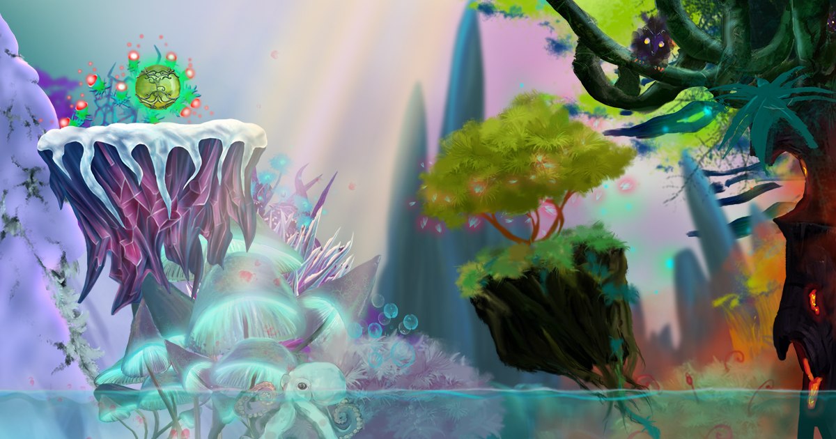 Unity 2d Asset Sample 2D Asset Pack - 5 Worlds | 2D Environments | Unity Asset Store