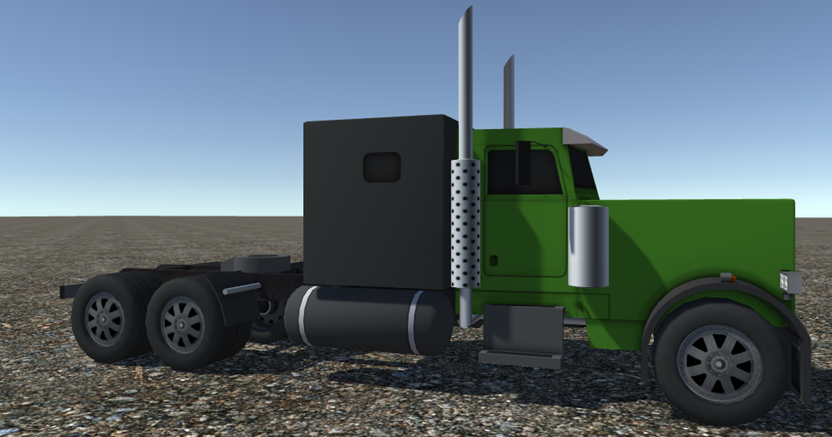 Industrial Long Truck 3 | 3D Land | Unity Asset Store
