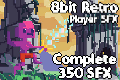 8bit Retro Player SFX - Complete