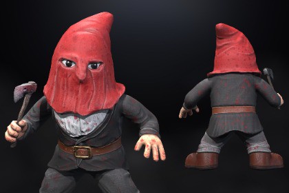 Garden Gnome Butcher
