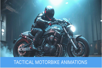 Tactical Motorbike – Complete Motorcycle Animation System