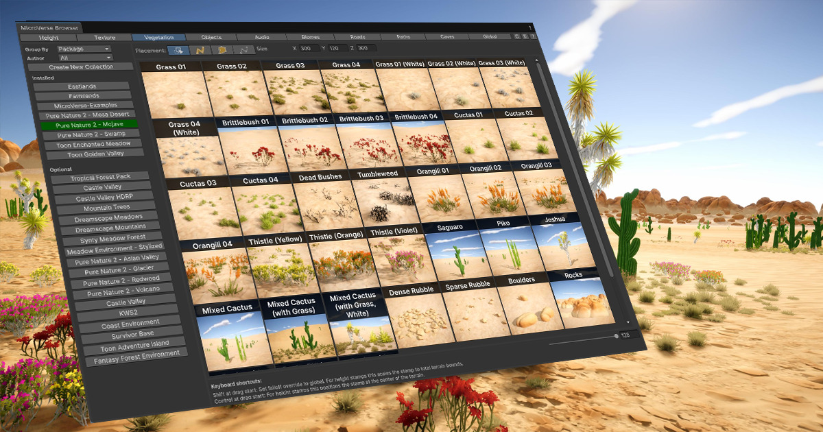 Microverse Unity Biomes and Presets 5 for MicroVerse | Terrain | Unity Asset Store