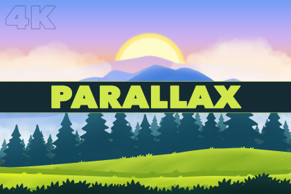 Hand painted - Parallax 1