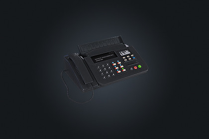 Phone Fax V1 - Office Telephone | Game Ready PBR | Built-In & URP Compatible