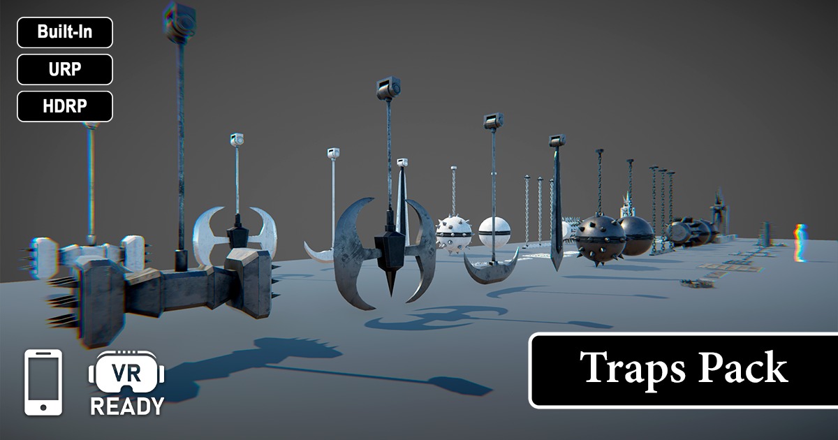 Traps Pack | 3D Props | Unity Asset Store