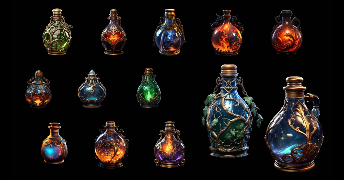 NHC Potions | 2D Icons | Unity Asset Store
