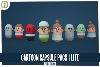 Cartoon Capsule Pack | Lite
