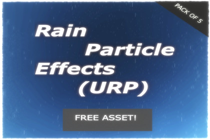 Rain particle effects (URP)