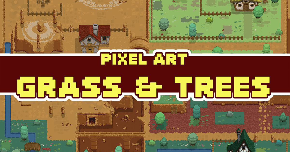 Grass & Trees — Pixel Art Tileset | 2D Environments | Unity Asset Store
