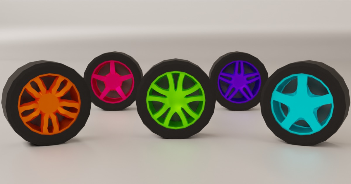 Wheels Pack - Small Pack.V1 | 3D 소품 | Unity Asset Store