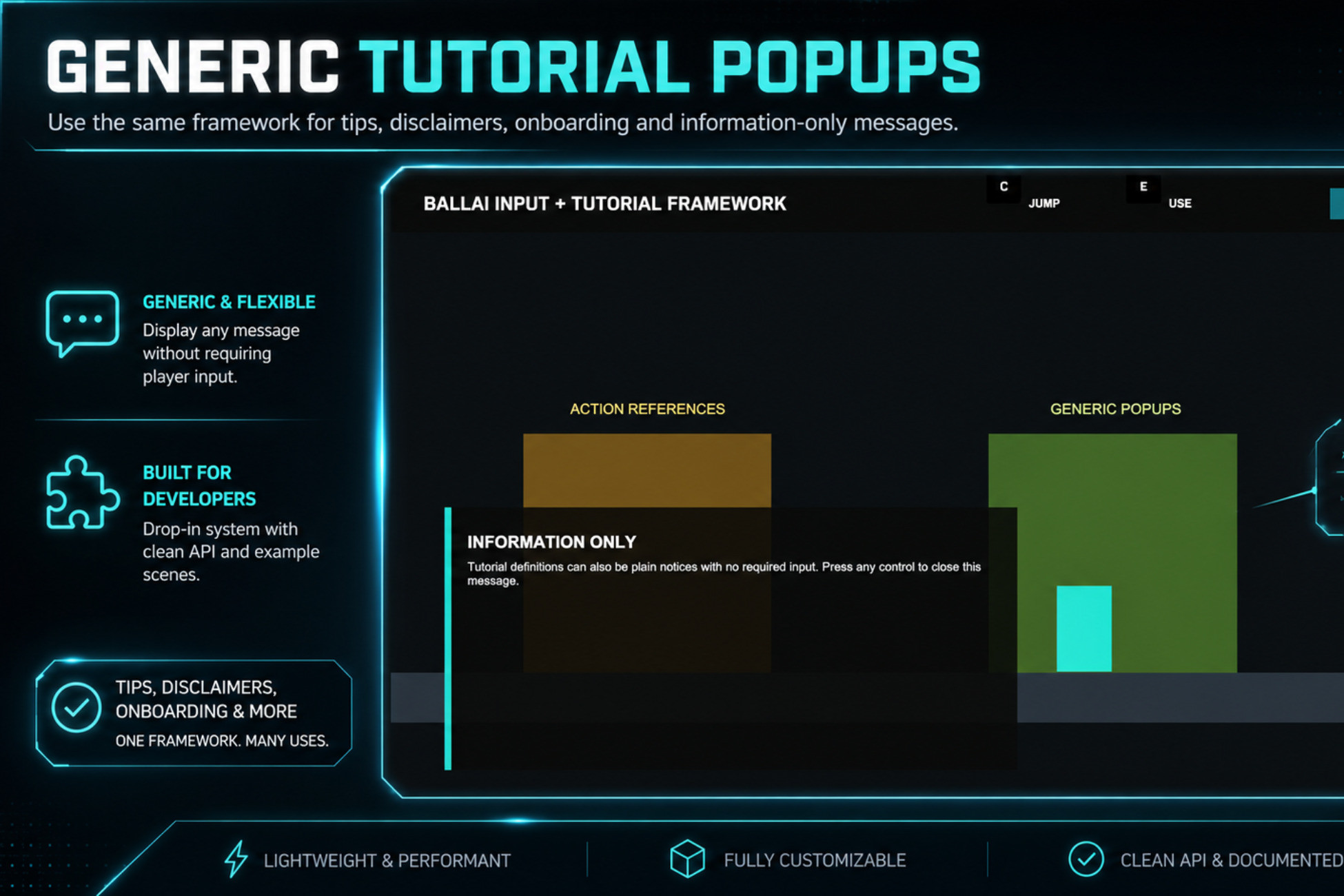 Ballai Input and Tutorial Framework | Game Toolkits | Unity Asset Store