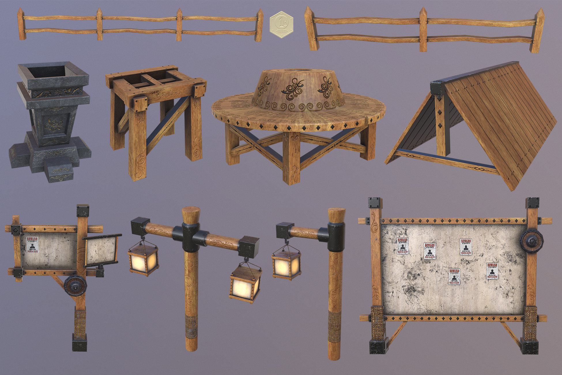 Mini Low Poly Medieval Asset Pack | 3D Historic | Unity Asset Store