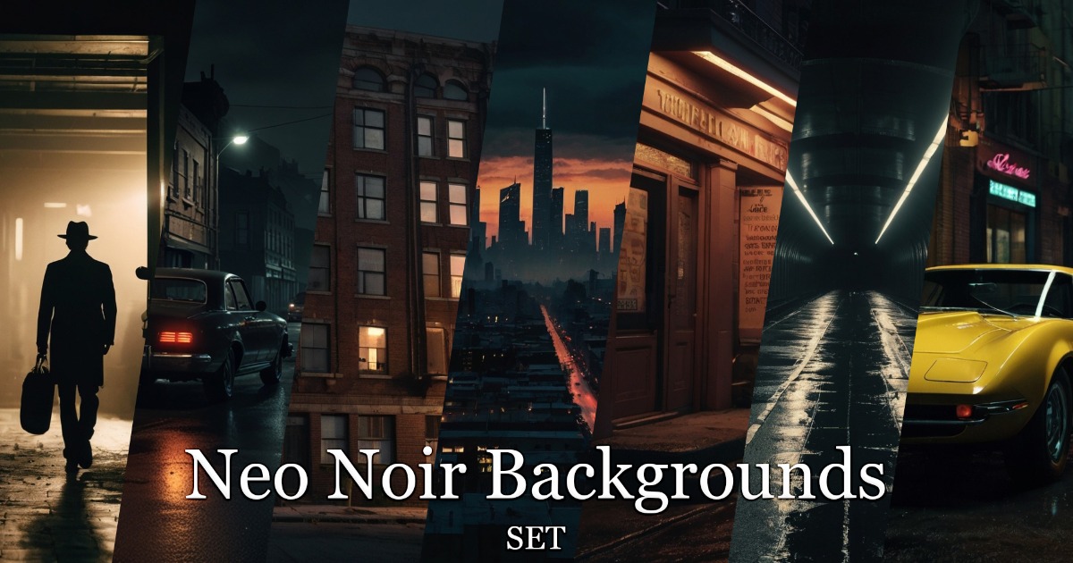 Neo Noir Backgrounds | 2D Environments | Unity Asset Store