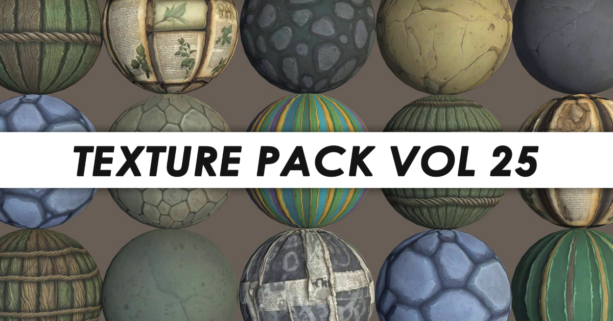 Stylized Textures - Pack Vol 25