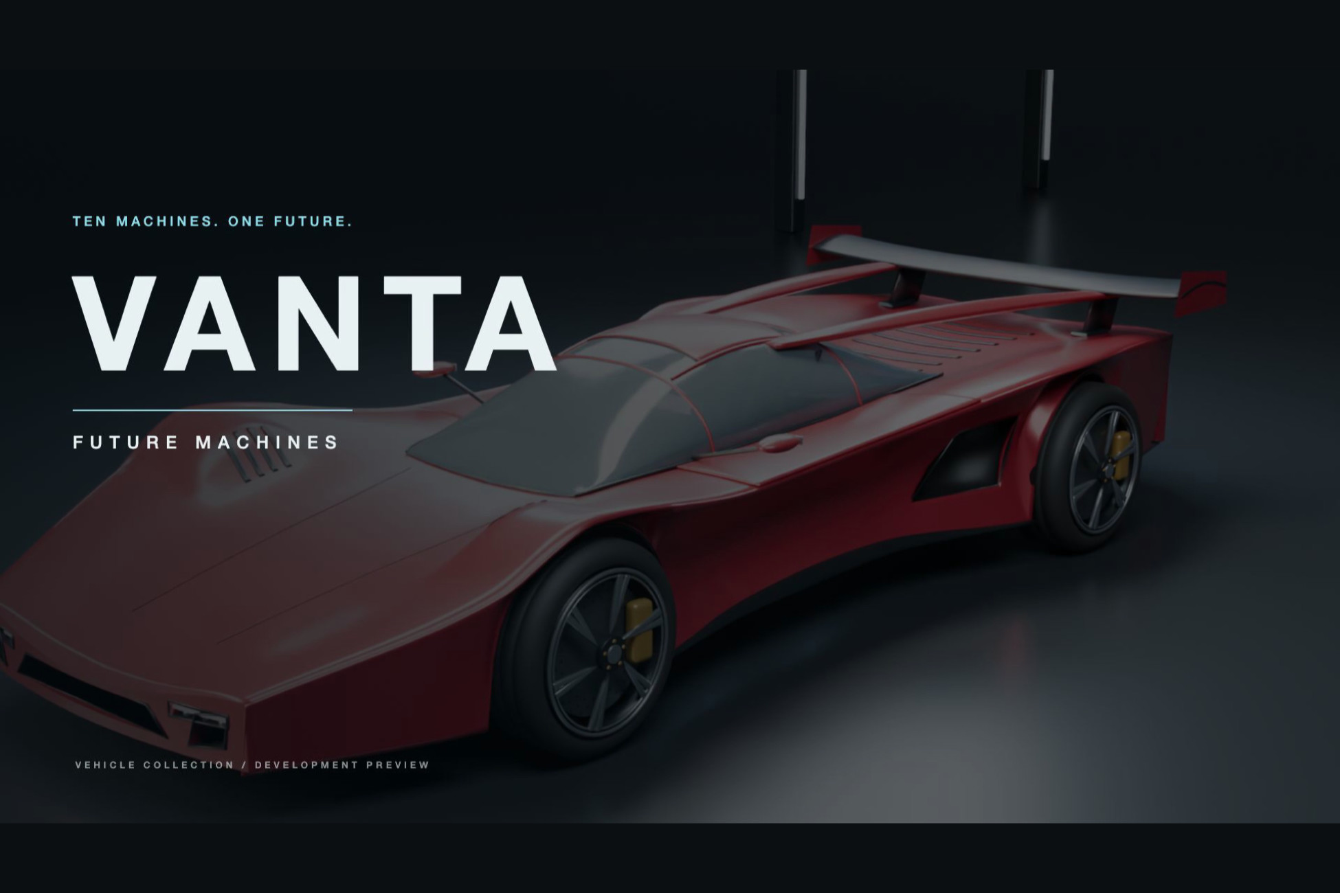 VANTA: Futuristic Sci-Fi Racing Cars